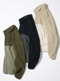 Fleece Full-Zip Jacket | Colorblock
