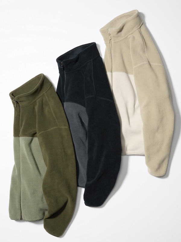 Fleece Full-Zip Jacket | Color Block