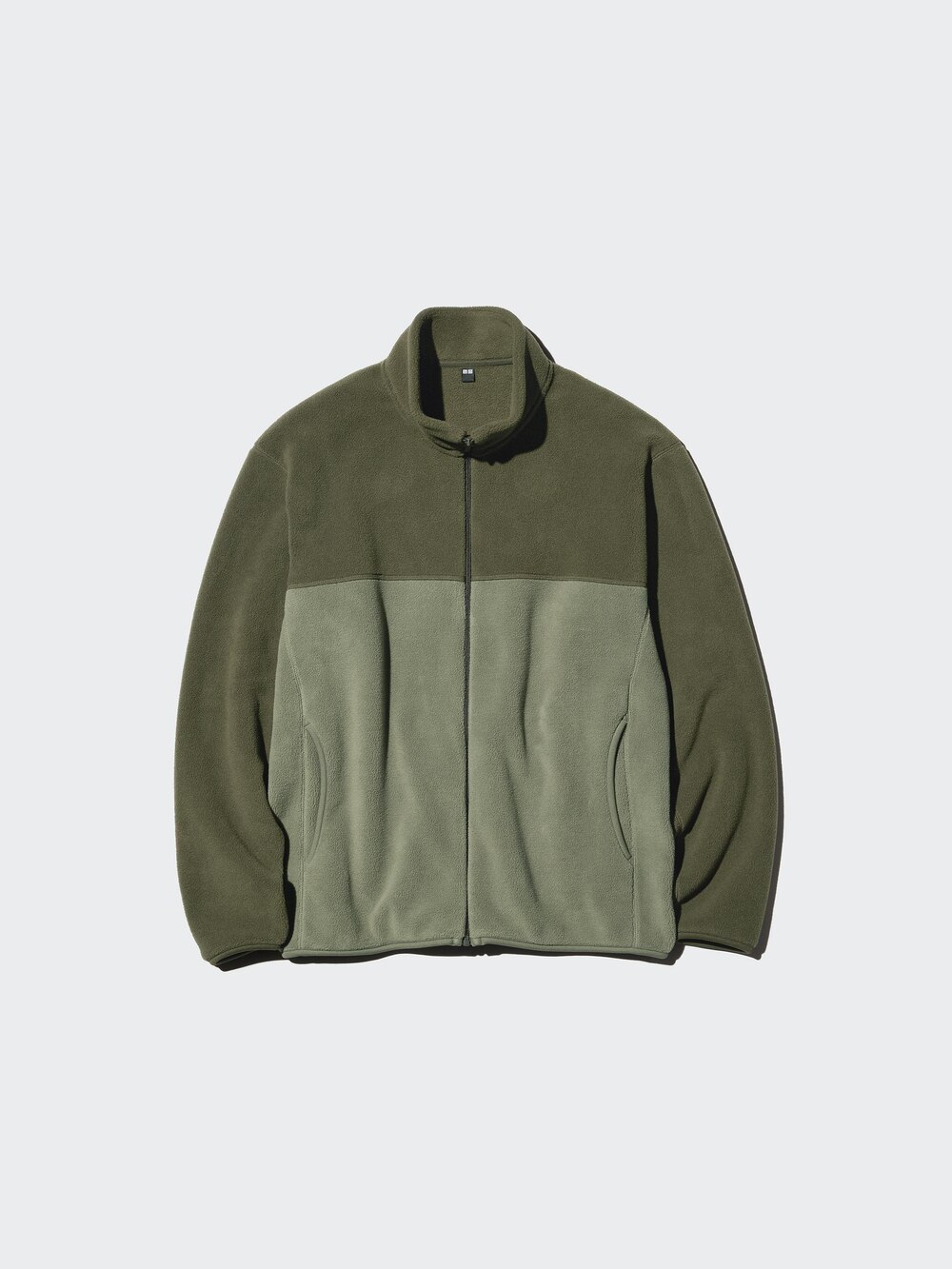 Uniqlo Fleece Full-Zip Jacket | Color Block — фото 5
