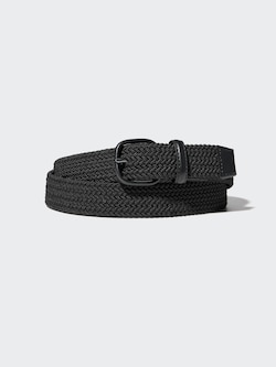 Leather Combination Mesh Belt