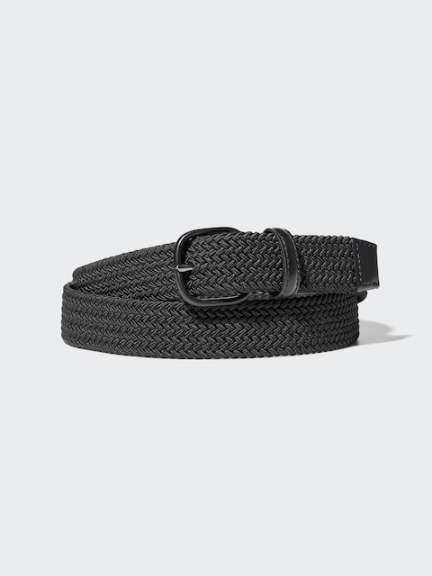 Uniqlo Leather Combination Mesh Belt