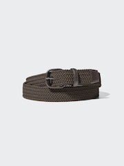 Leather Combination Mesh Belt