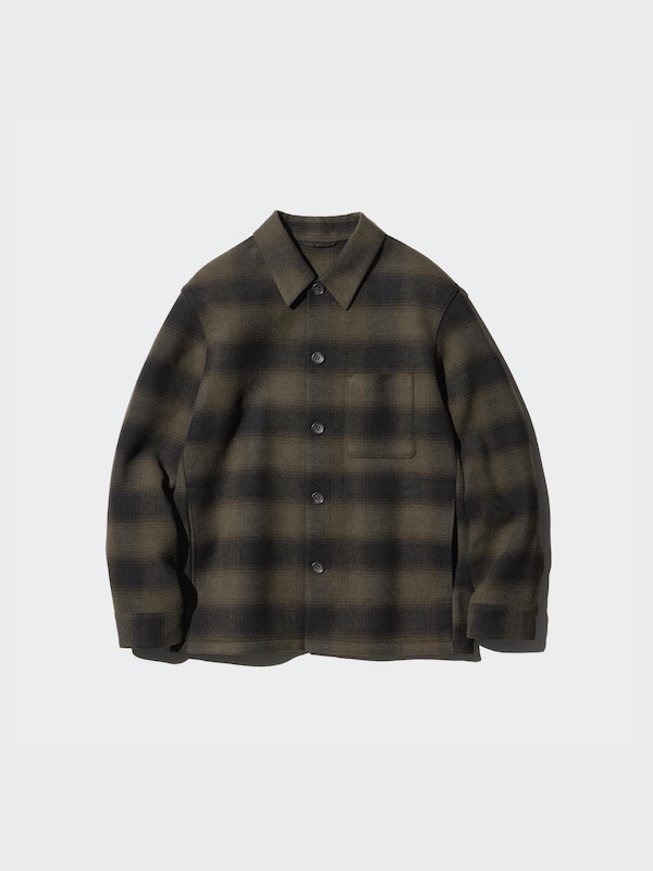 Double Face Shirt Jacket | Checked