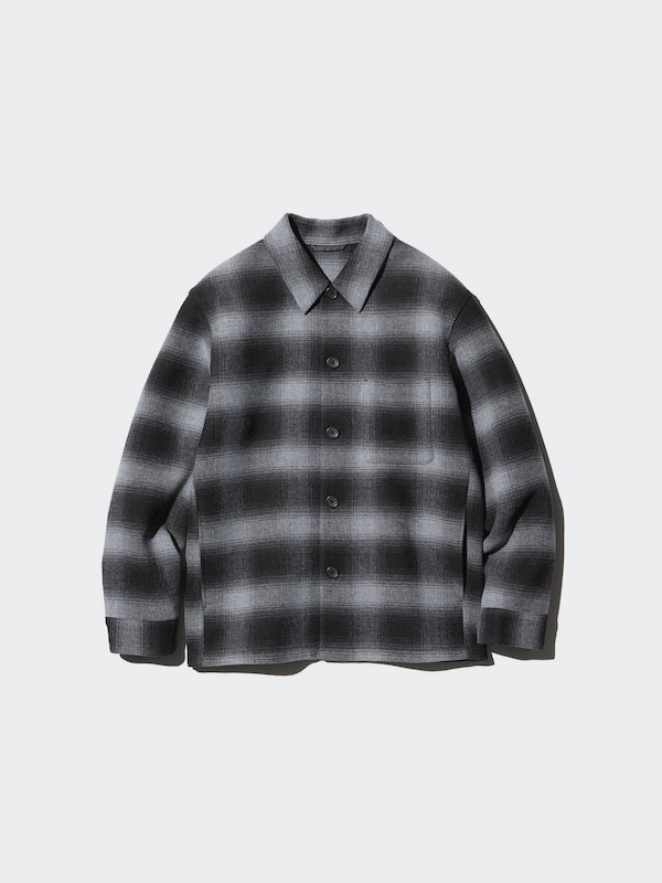 Double Face Shirt Jacket | Checked