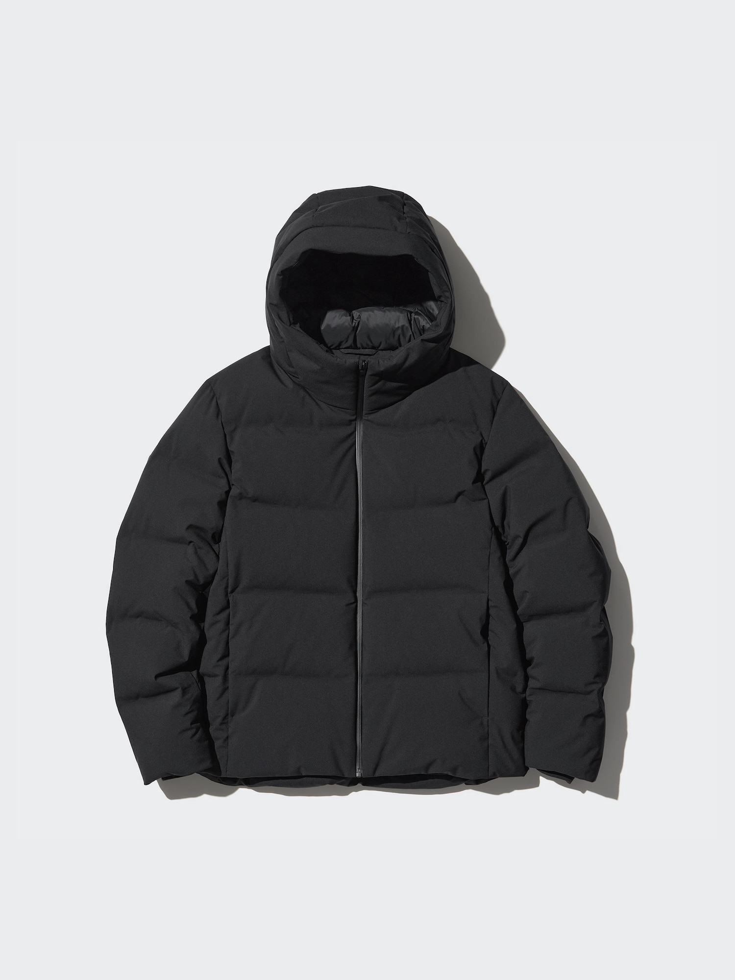 Black puffer jacket uniqlo on sale