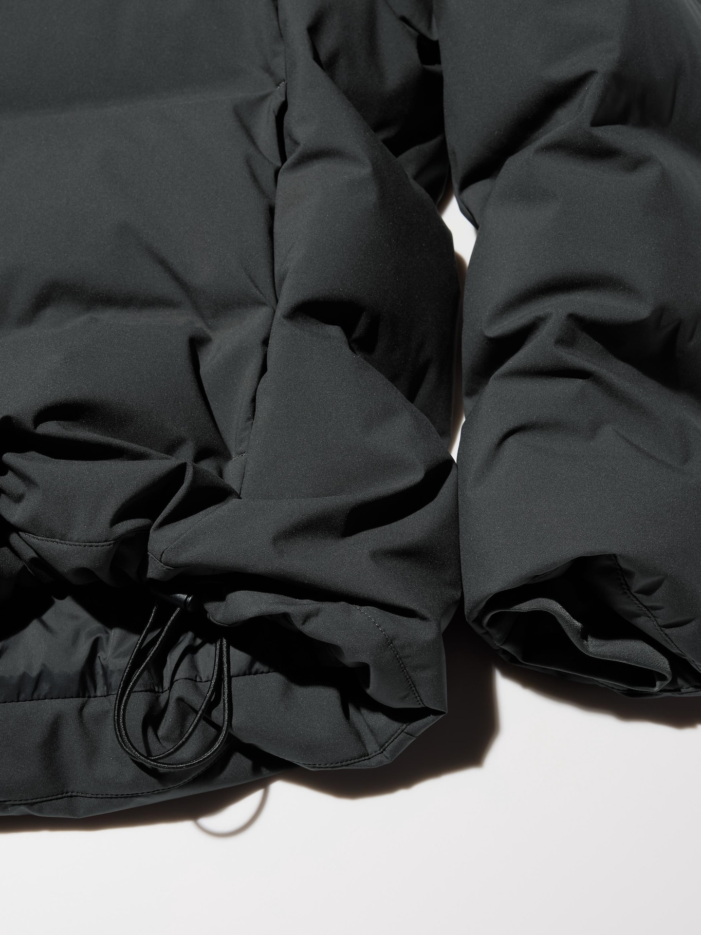 Мужская бесшовная пуховая парка Uniqlo, цвет: Чёрный — фото 5