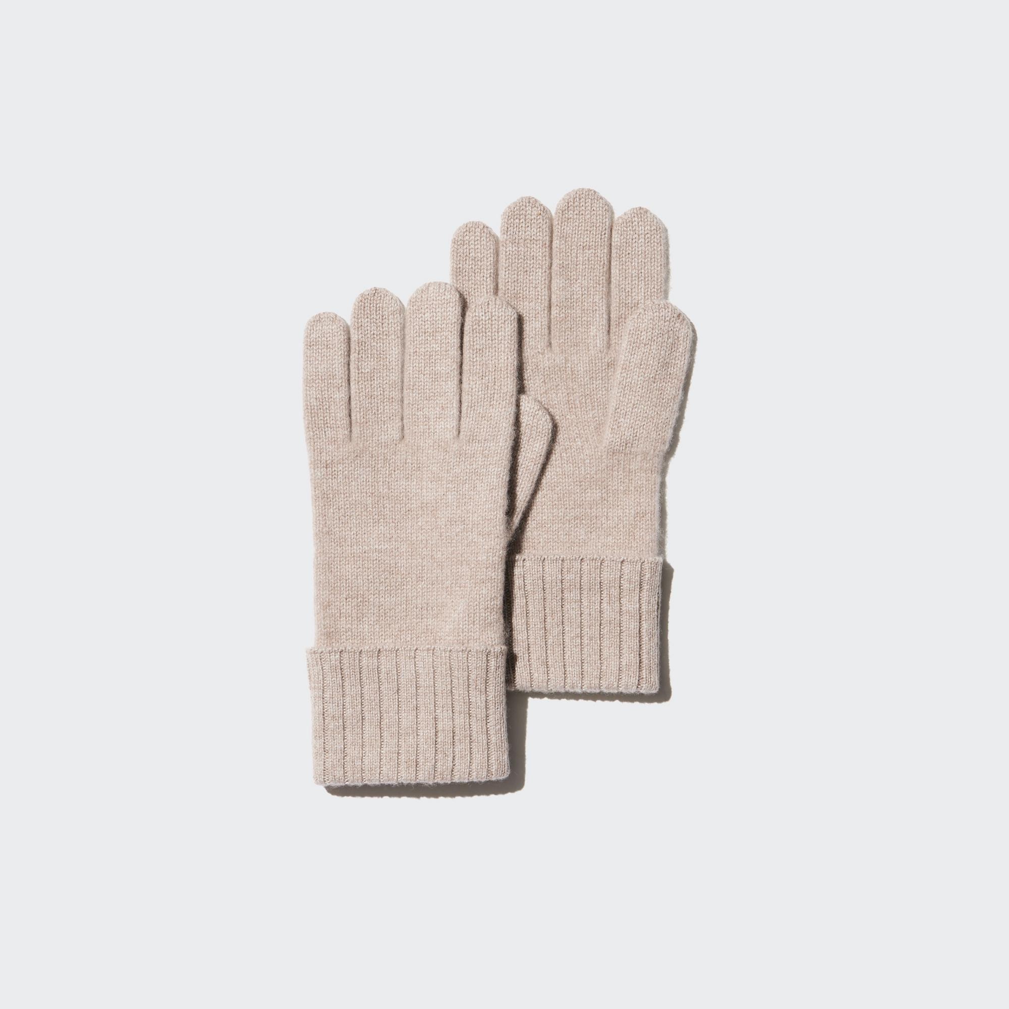 CASHMERE KNITTED GLOVES