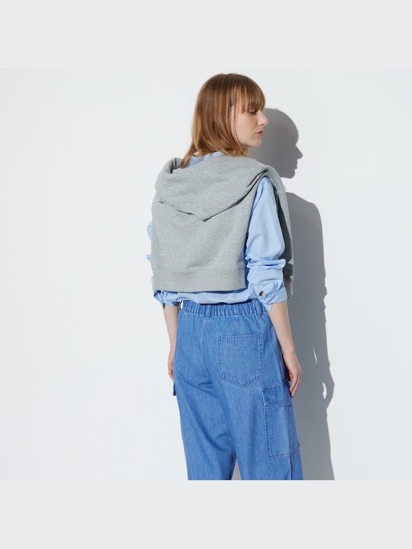 Denim Wide Straight Cargo Pants | Tall