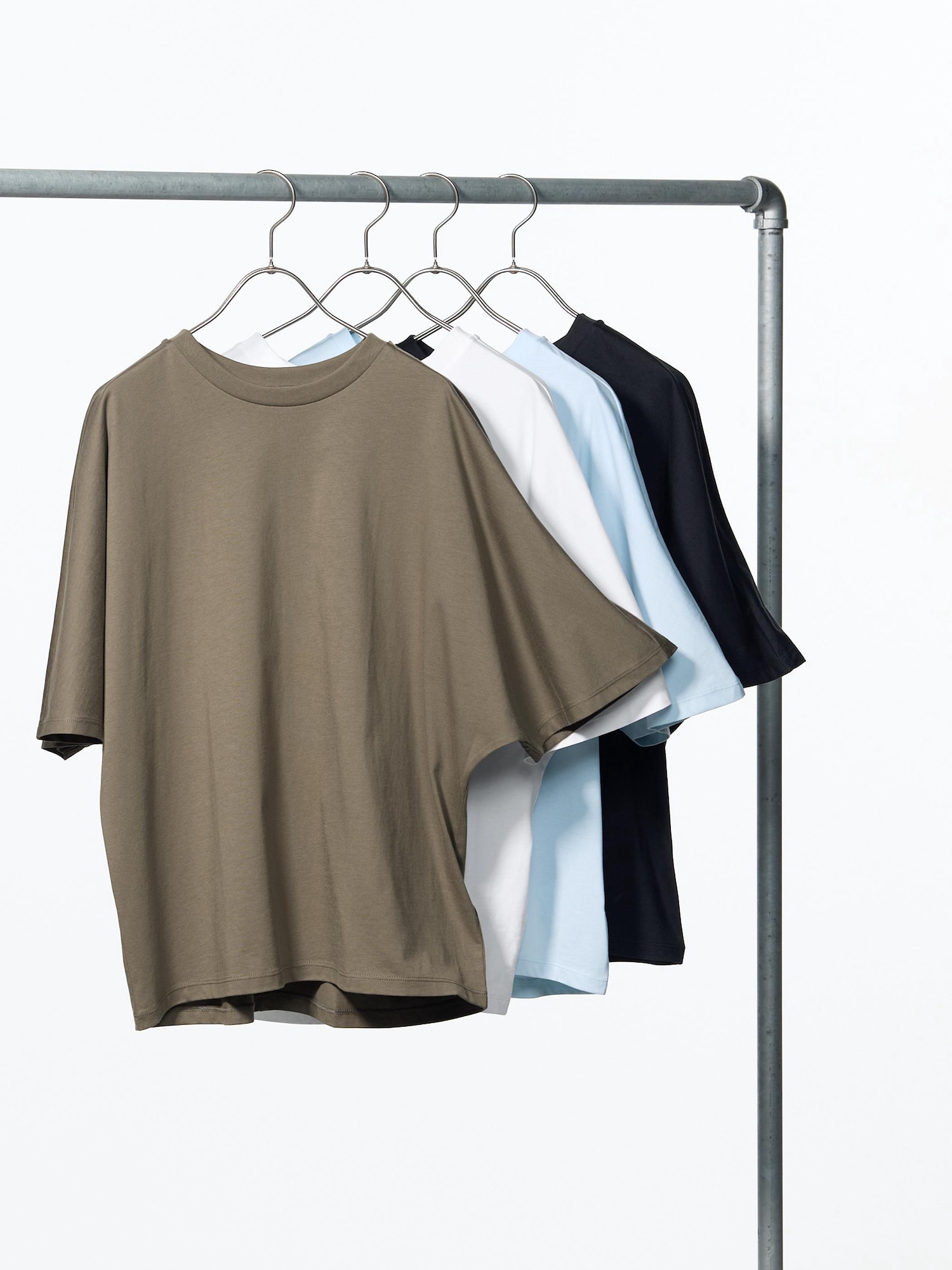 Tシャツ・カットソー ASCLO Wide Shoulder Half Sleeve T Shirt (4color) 61dGrZyswxL.jpg