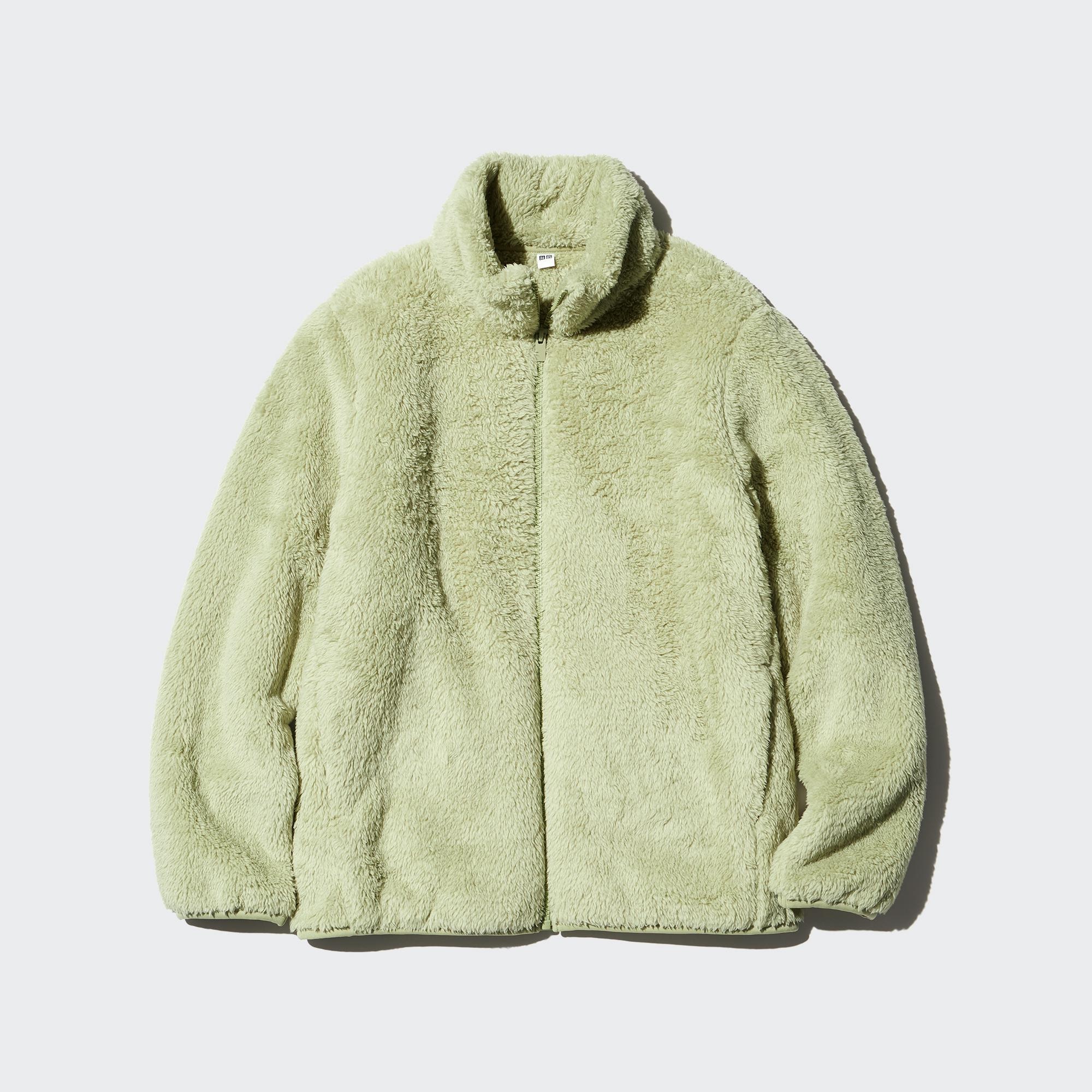 Fluffy Yarn Fleece Full-Zip Jacket