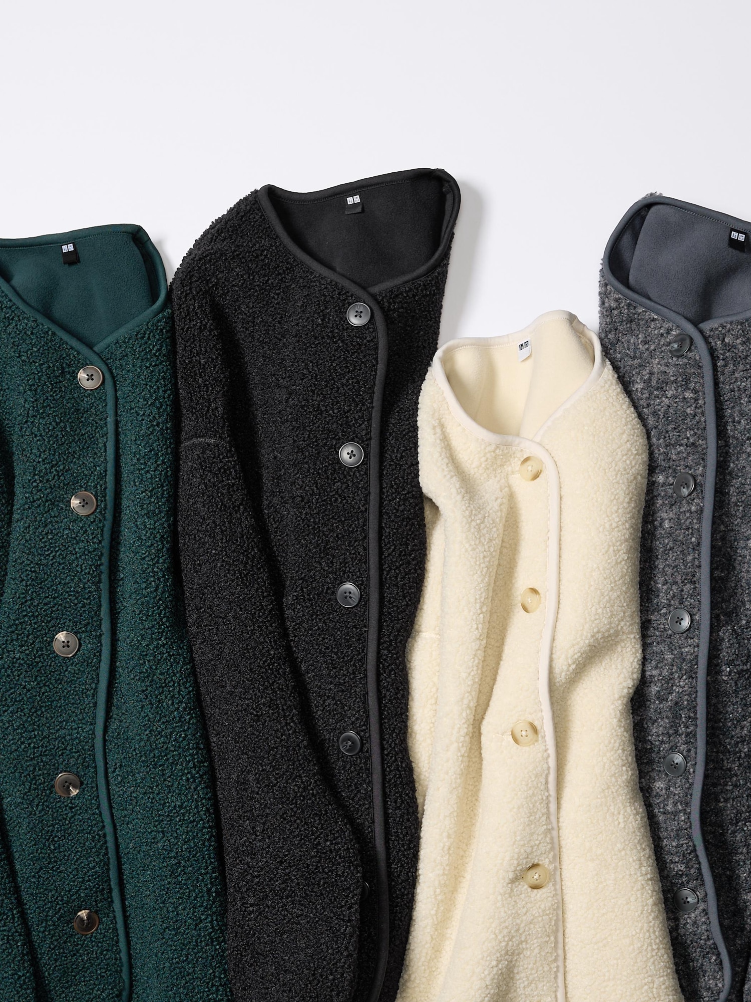 Uniqlo fleece cardigan new arrivals