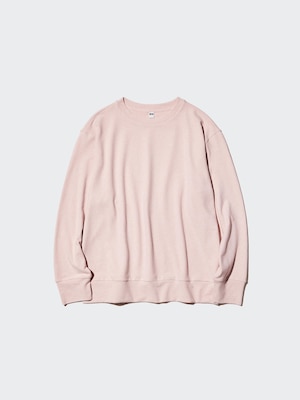 Soft Knitted Fleece Crew Neck Long Sleeve T-Shirt