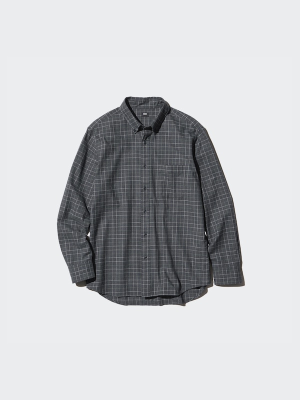 Flannel Shirt (Button-Down Collar, Check)