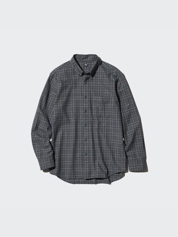 Flannel Shirt (Button-Down Collar, Check)