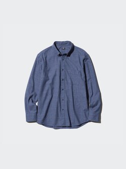 Flannel Shirt (Button-Down Collar, Check)