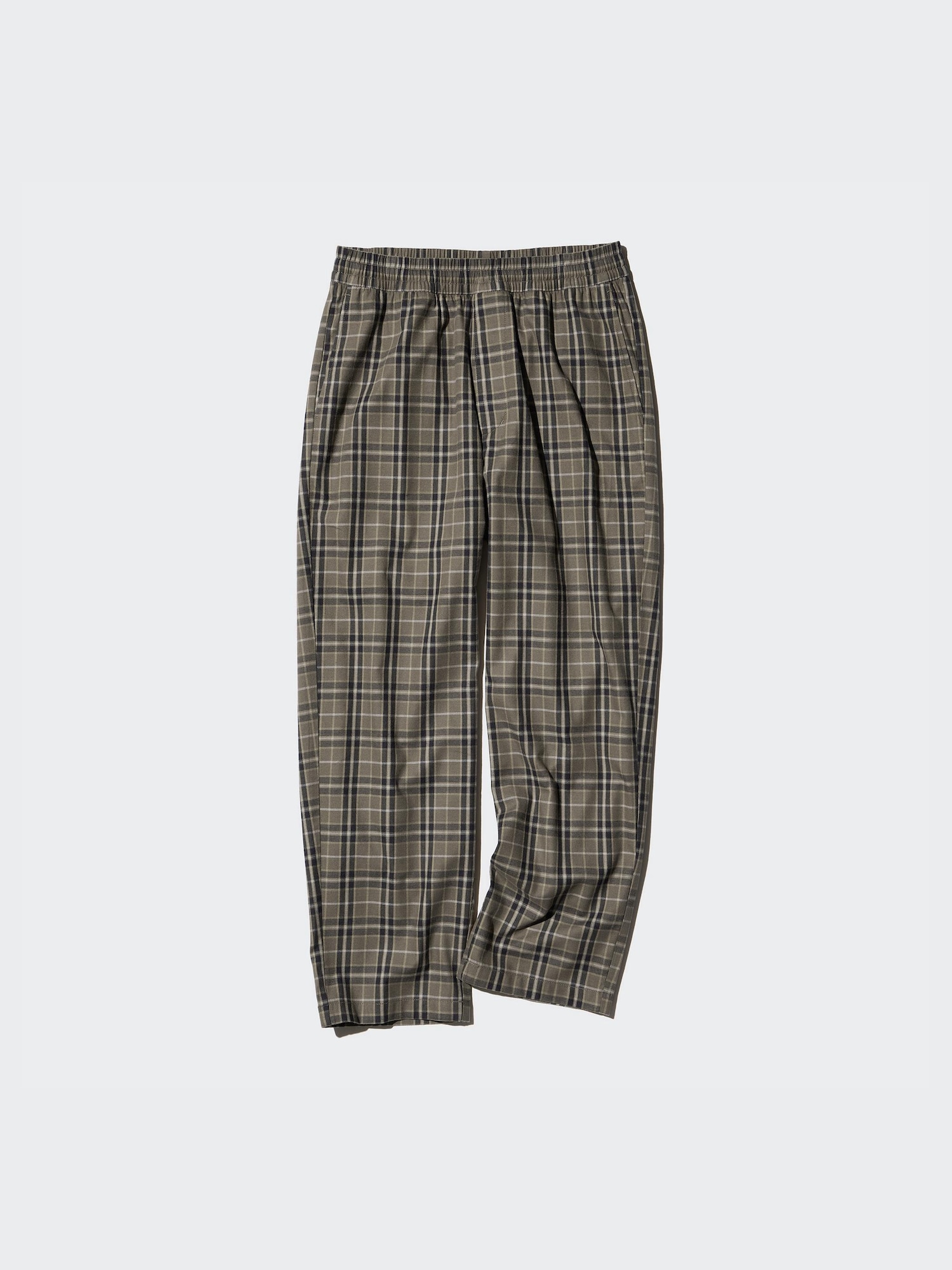 Flannel Easy Ankle Pants | Checked | UNIQLO US