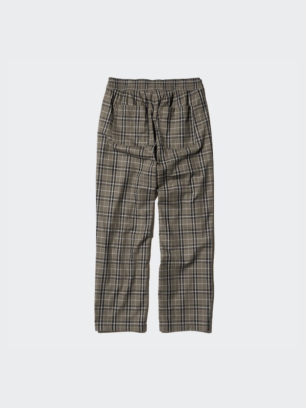 Flannel Easy Ankle Pants | Checked