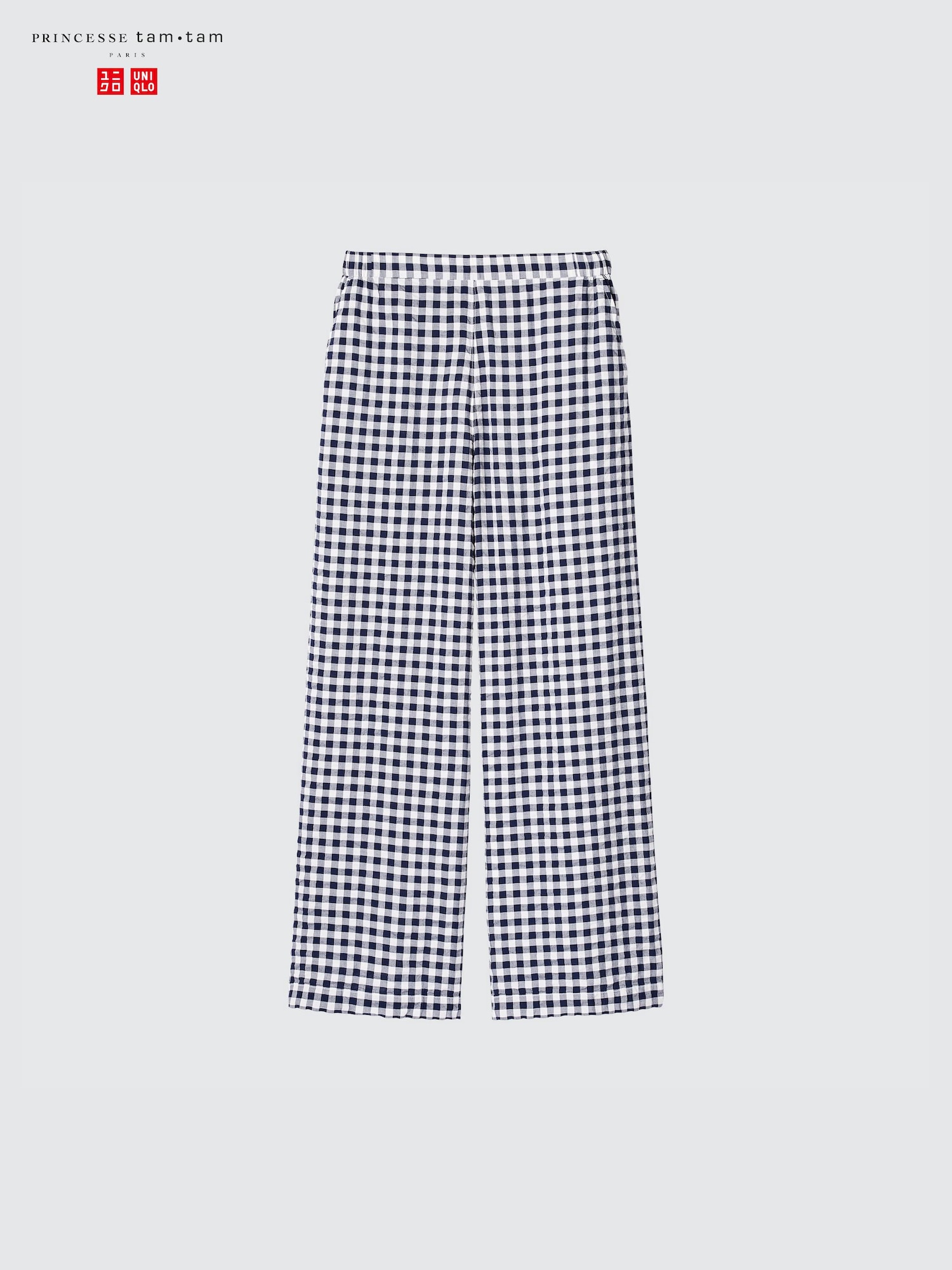 Seersucker Checked Easy Pants | UNIQLO US