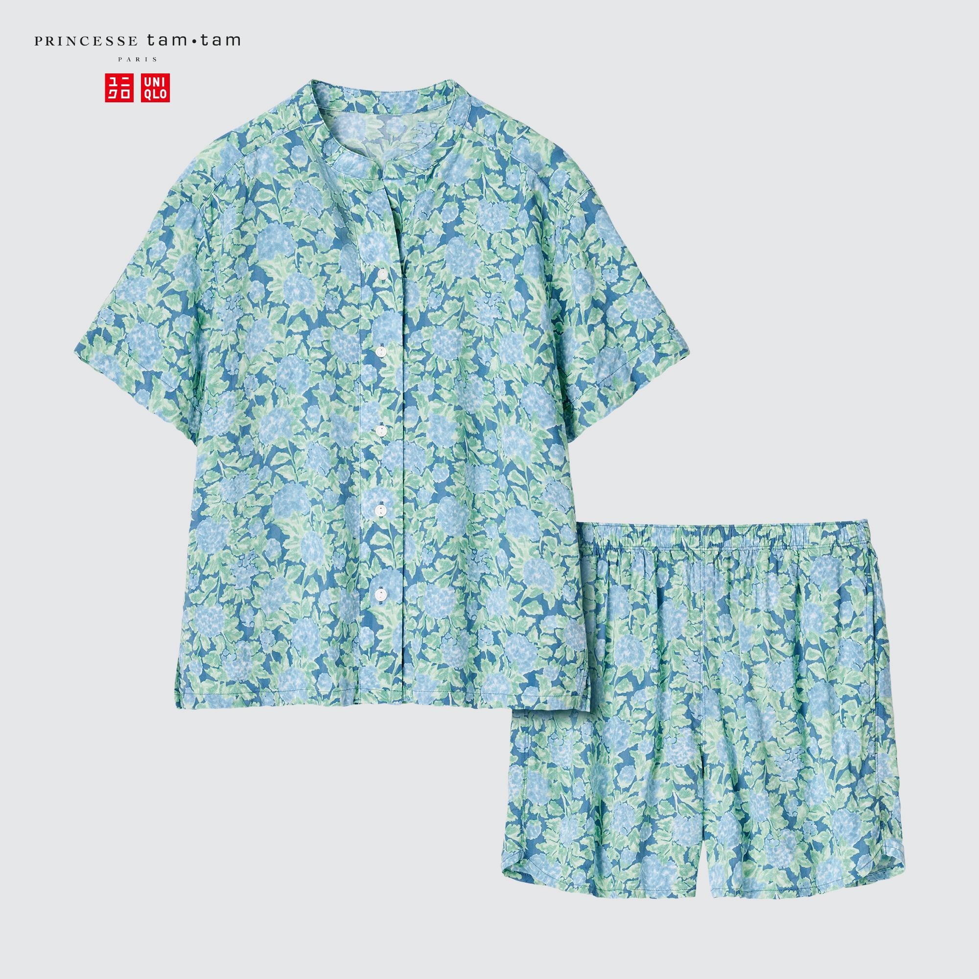 Printed Short-Sleeve Pajamas