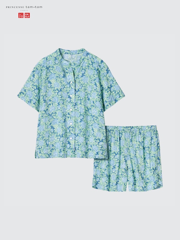 Printed Short-Sleeve Pajamas