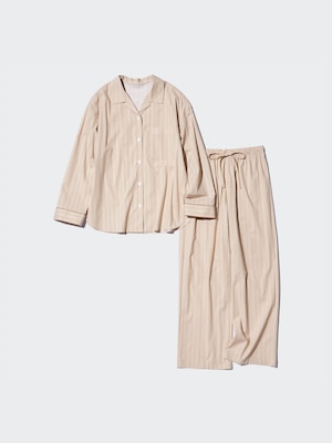 Cotton Blend Pyjamas (Stripe)