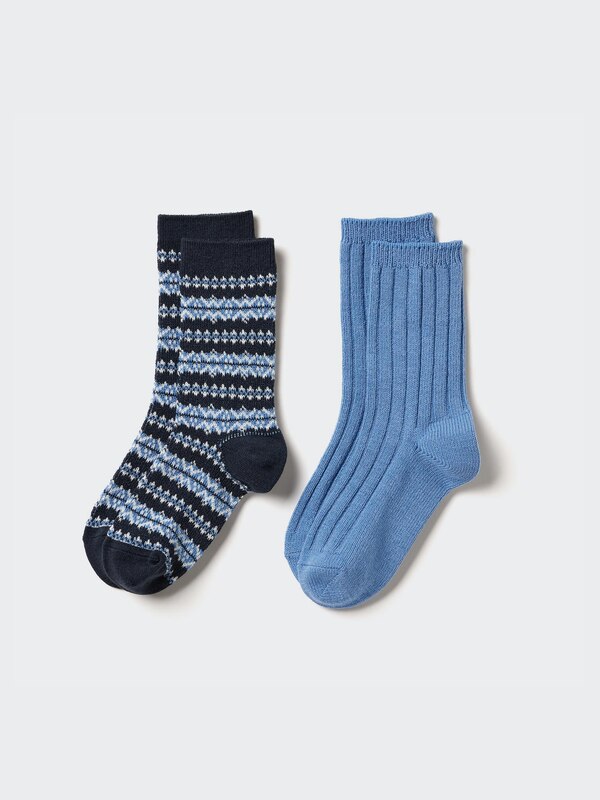 HEATTECH Socks (Fair Isle, 2 Pairs)