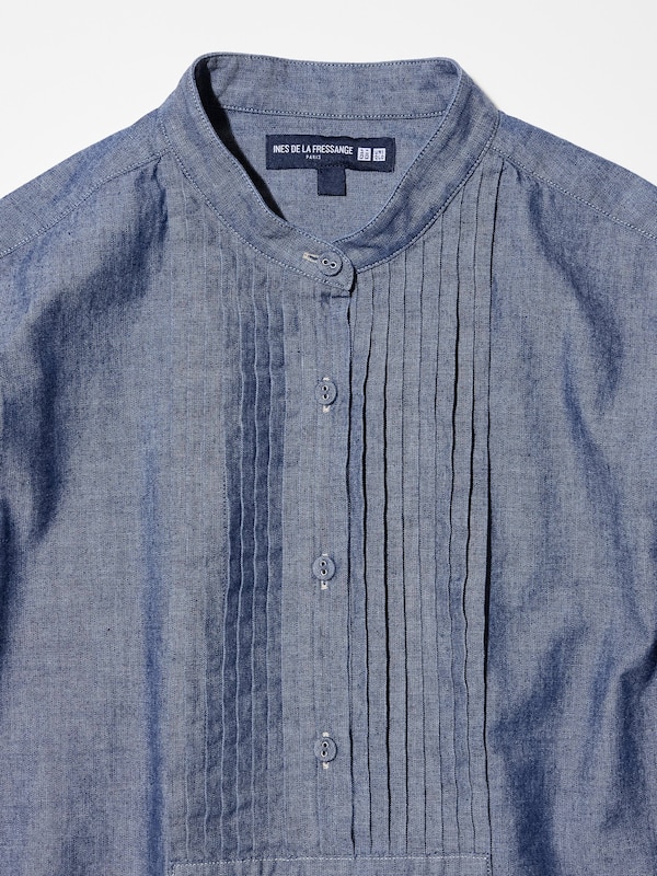 Dungaree Pintuck Blouse