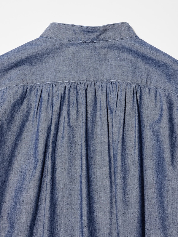 Dungaree Pintuck Blouse