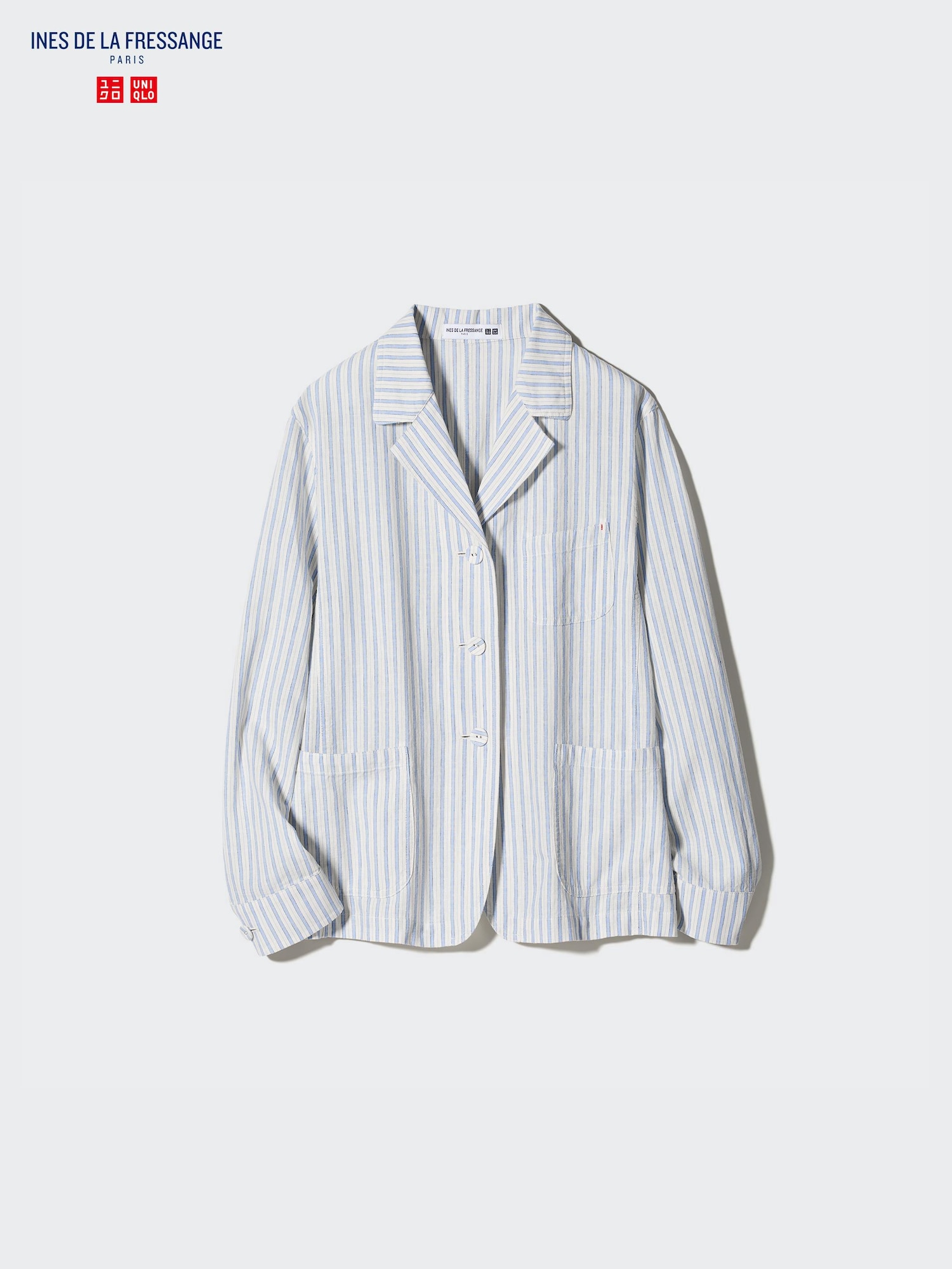 Linen Cotton Striped Coverall | UNIQLO US Linen Cotton Striped Coverall | UNIQLO US