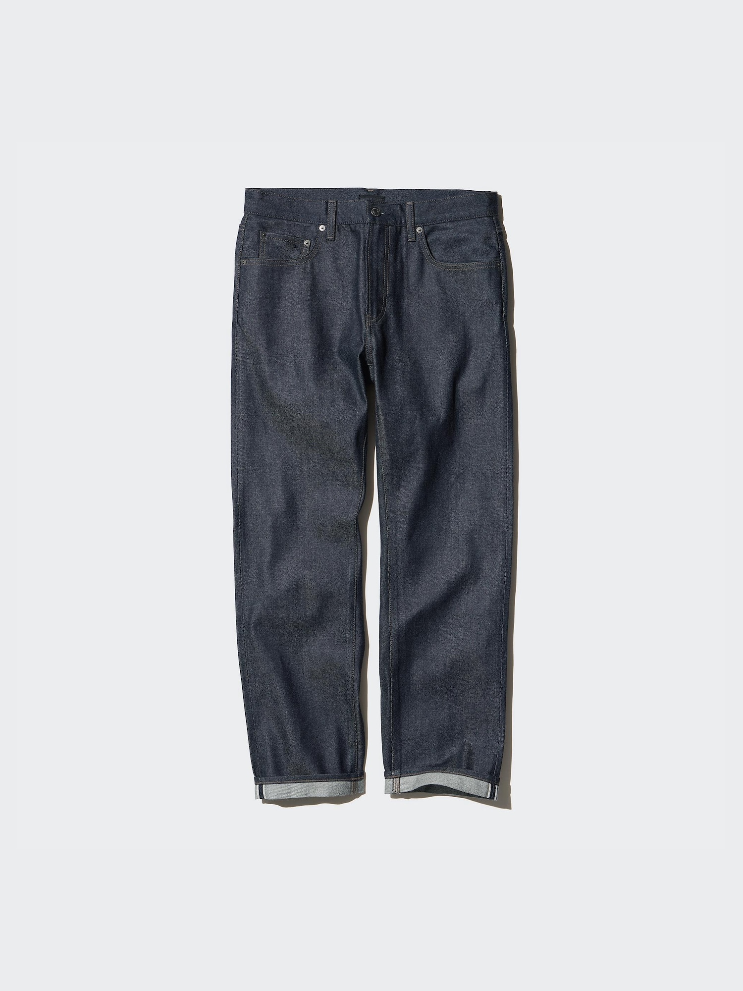 【新品】#03 SELVEDGE STRAIGHT DENIM PANTS Men's Selvedge Straight Jeans | UNIQLO US