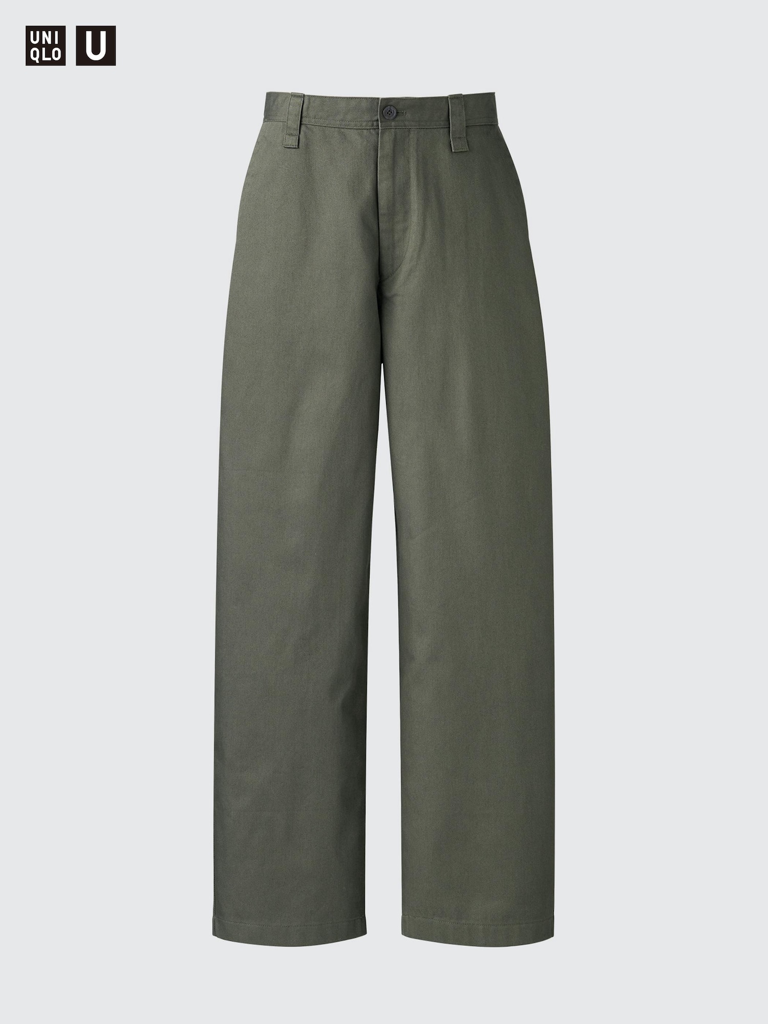 Men's Wide Chino Trousers | UNIQLO DK