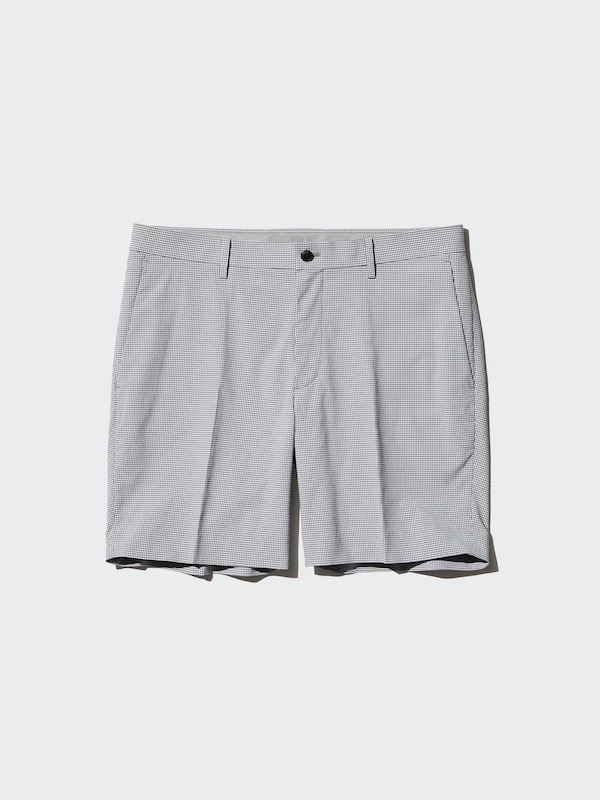 AirSense Printed Shorts | Checked | Faux Wool | 7"
