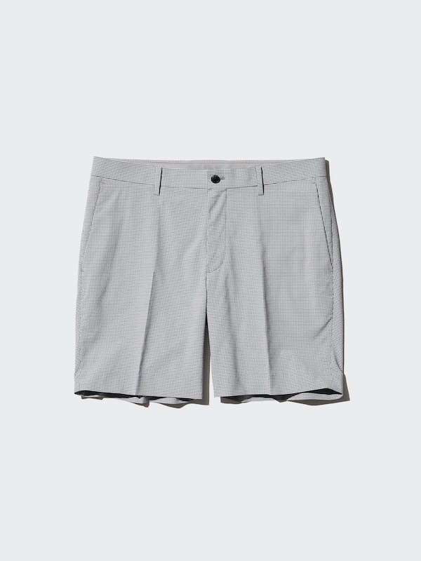 AirSense Printed Shorts | Checked | Faux Wool | 7"