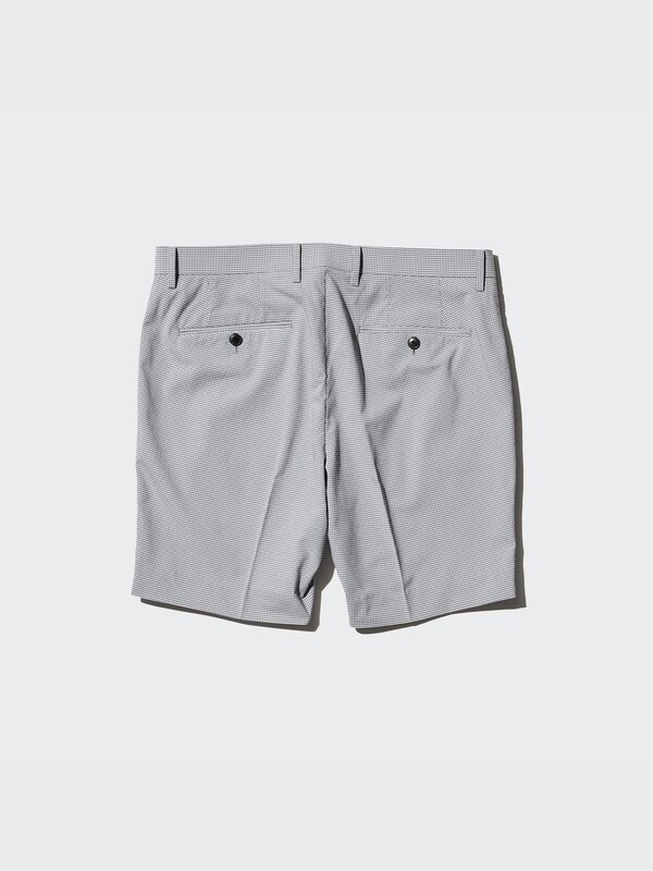 AirSense Printed Shorts | Checked | Faux Wool | 7"