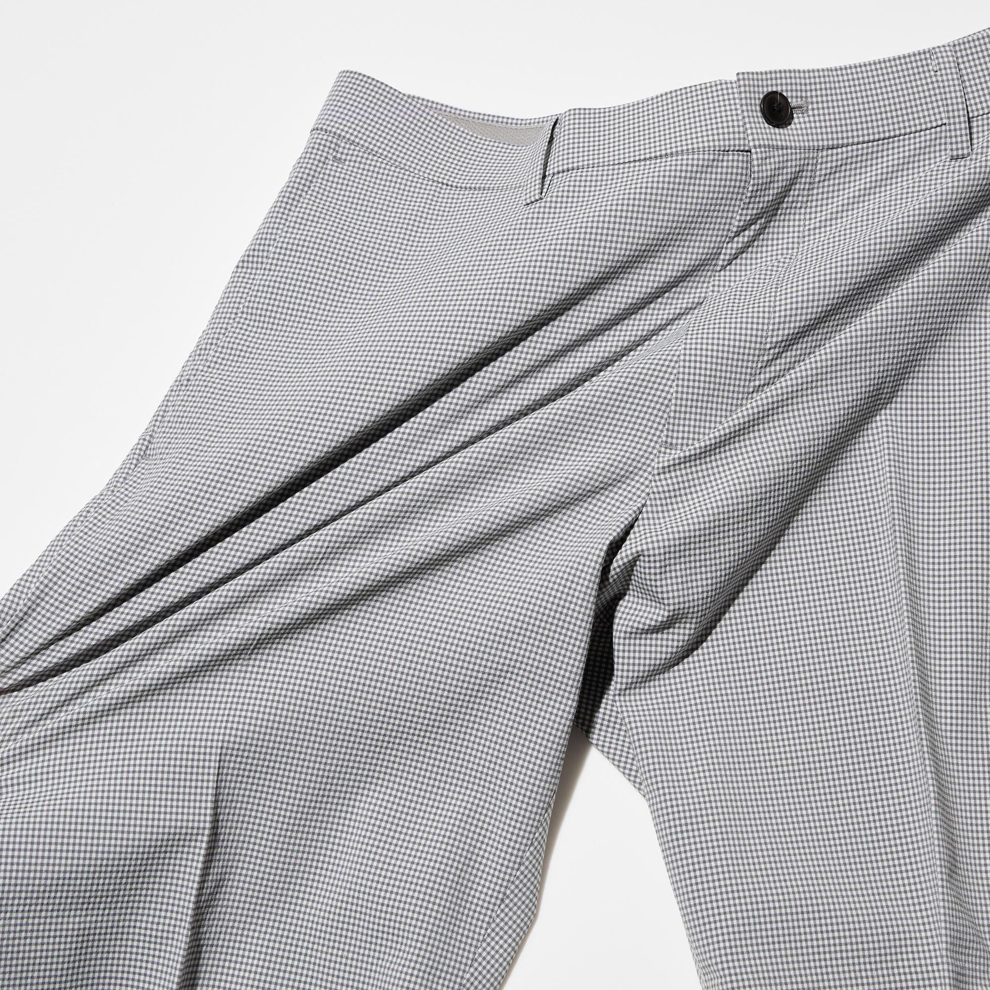 AirSense Printed Shorts (Checked, Wool-Like, 7")