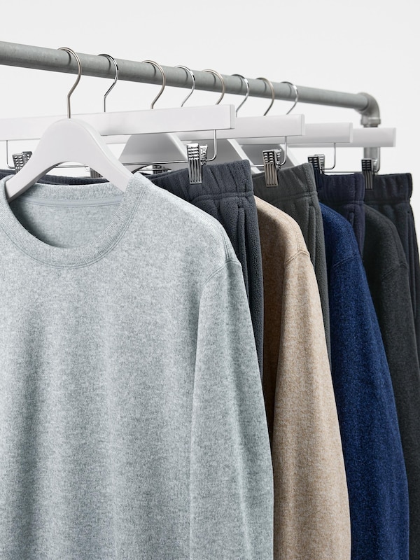 Knitted Fleece Set Long Sleeve