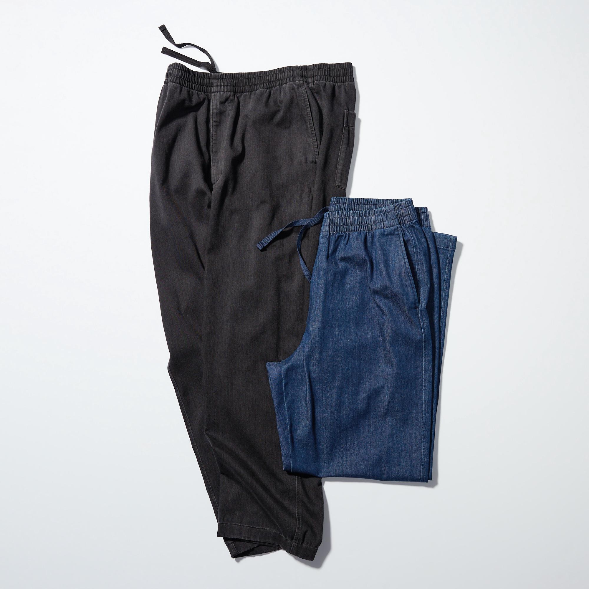 STRETCH EASY DENIM ANKLE PANTS