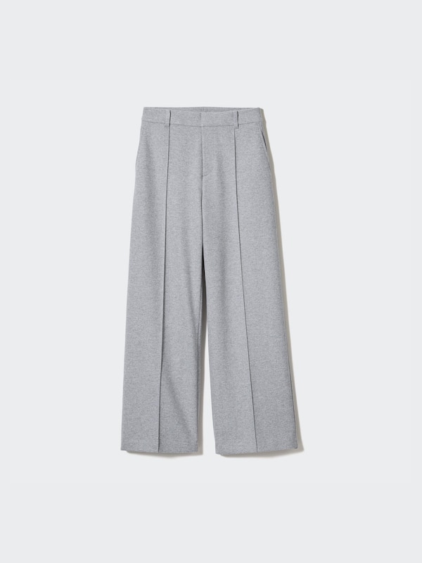 Brushed Jersey Wide Trousers