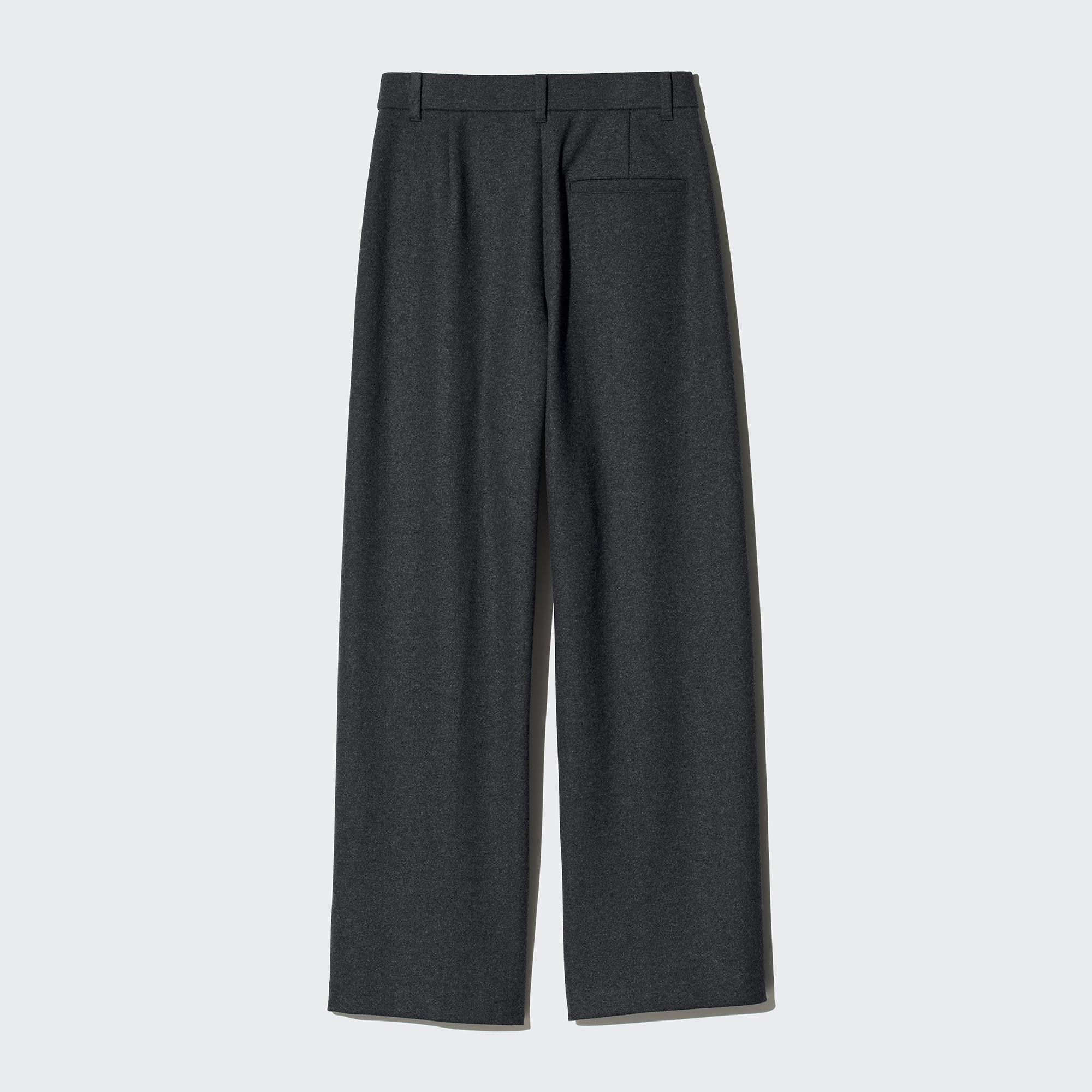 BRUSHED JERSEY WIDE PANTS