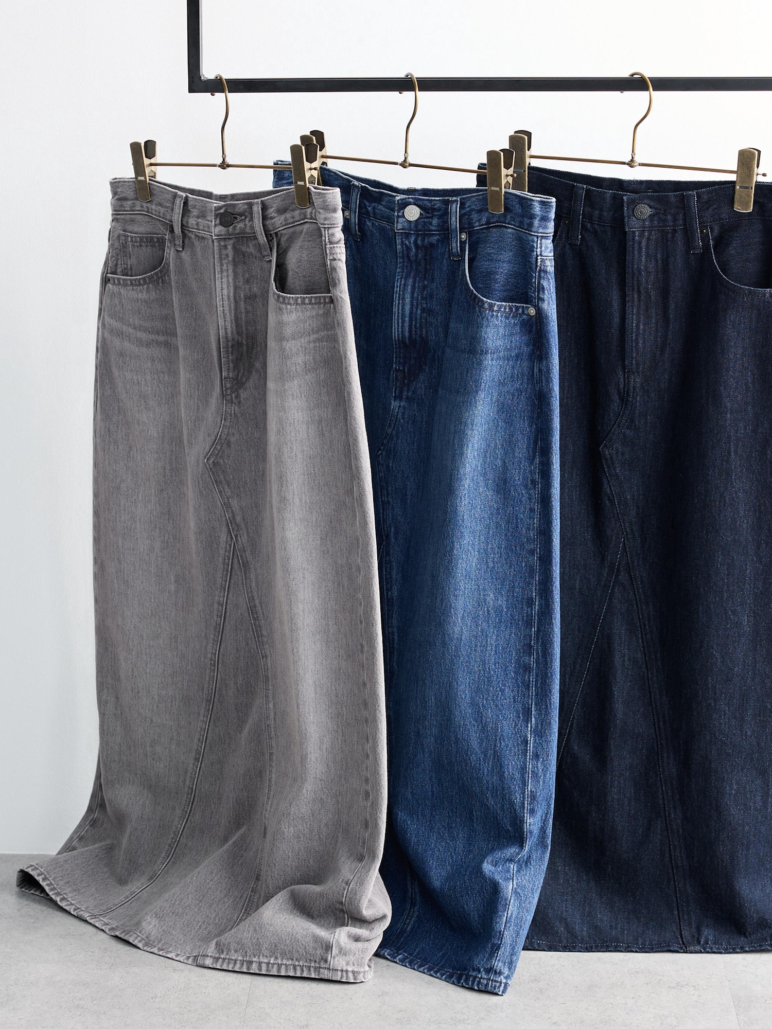 Denim jersey skirt uniqlo best sale