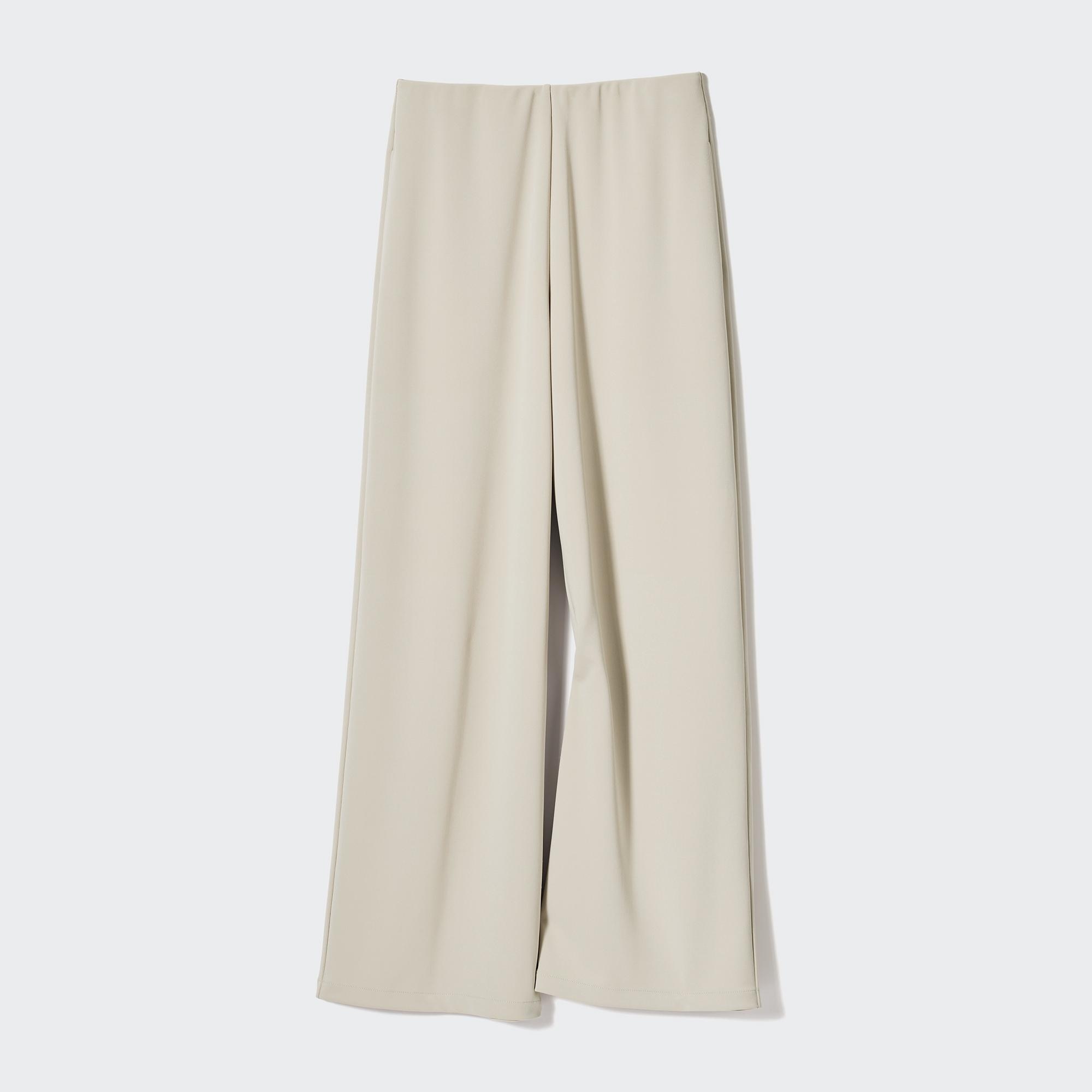 Crepe Jersey Straight Pants