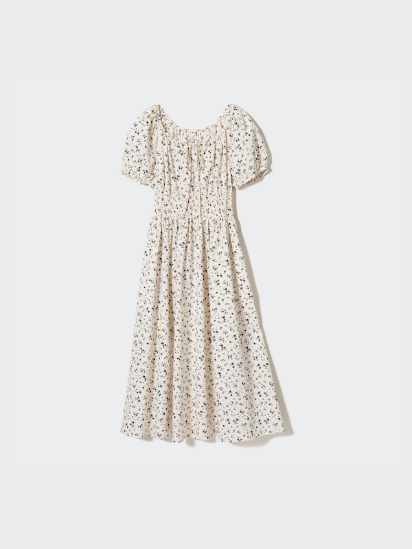 VOLUME SLEEVE DRESS | SHORT SLEEVE