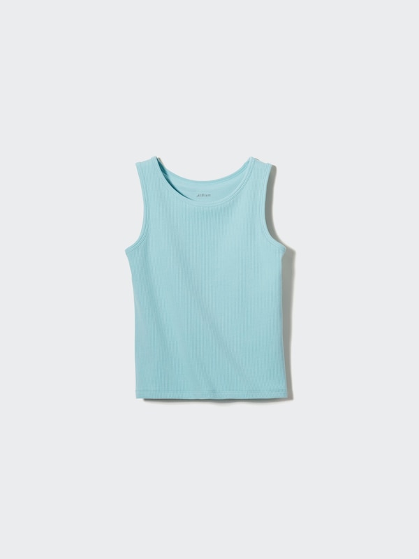 AIRism COTTON RIBBED BRA TANK TOP