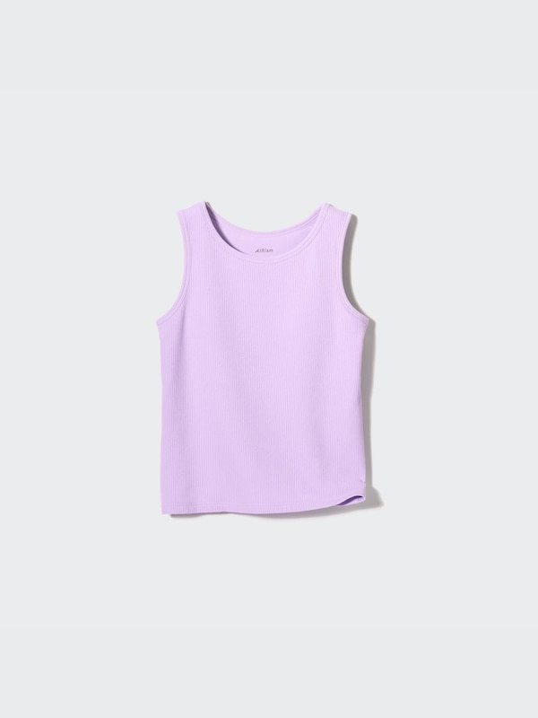 AIRism COTTON RIBBED BRA TANK TOP