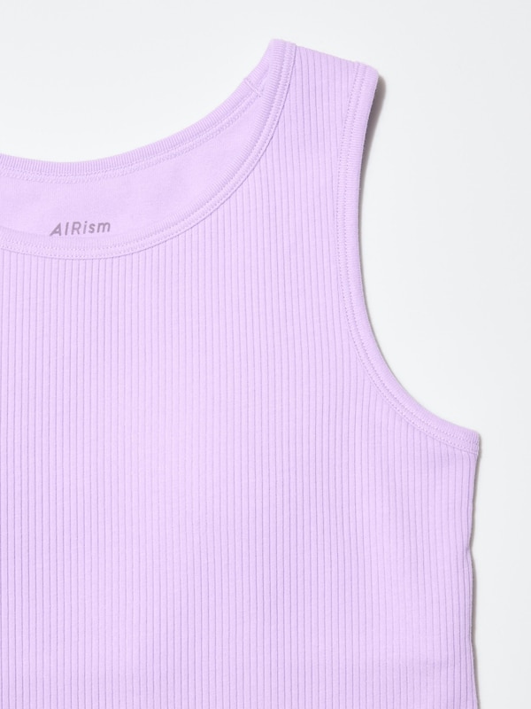 AIRism COTTON RIBBED BRA TANK TOP