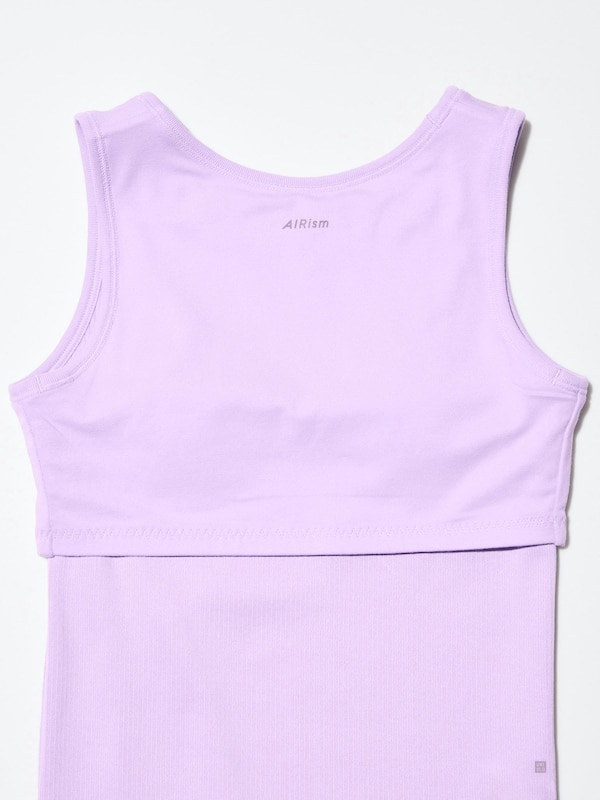 AIRism COTTON RIBBED BRA TANK TOP