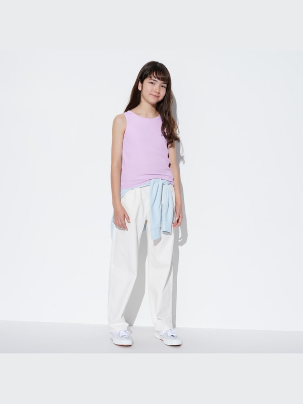 AIRism COTTON RIBBED BRA TANK TOP