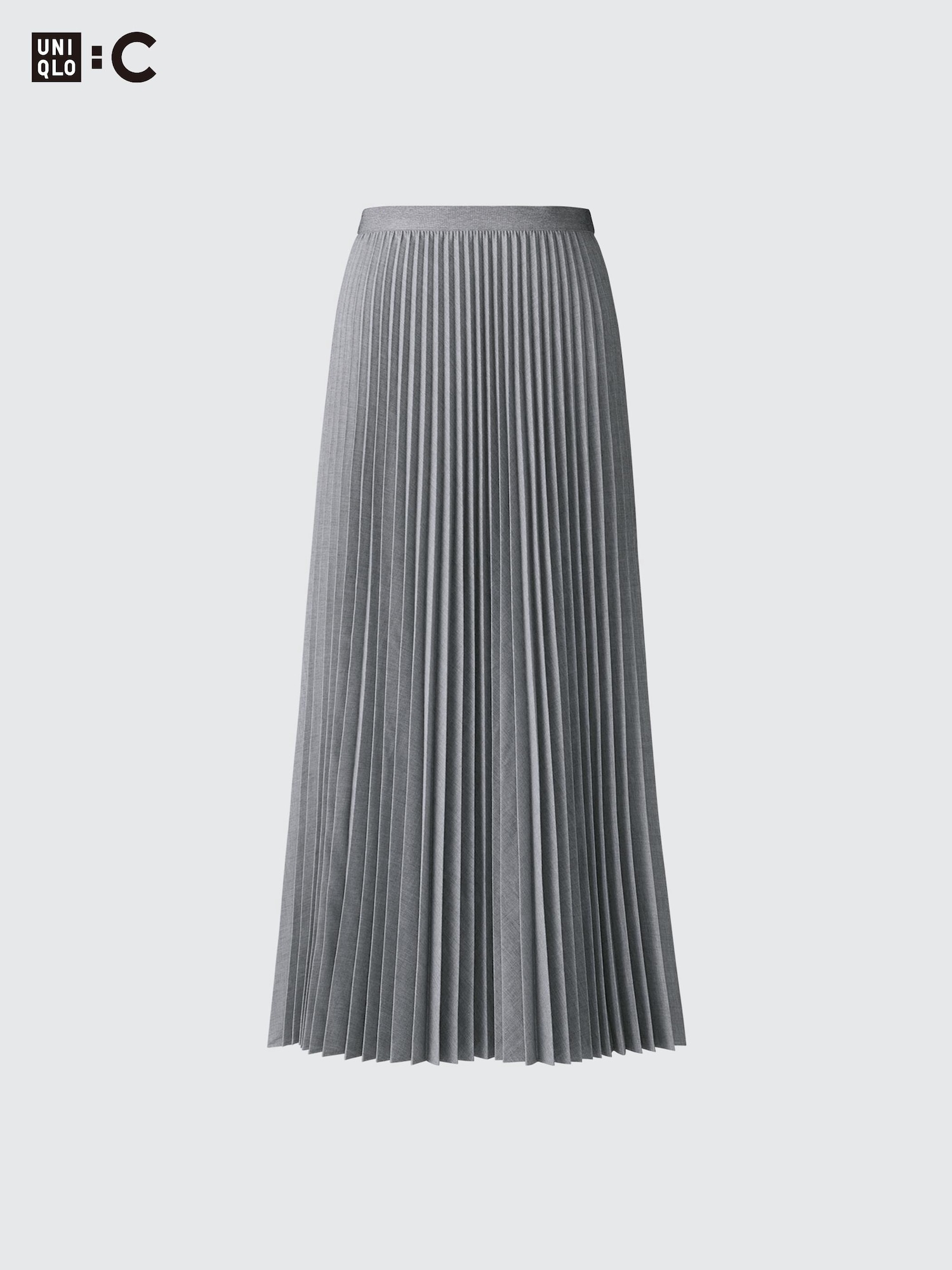 【I AM MARI】Wiki Pleated Banding Long Skirt Pleated Long Skirt | UNIQLO US