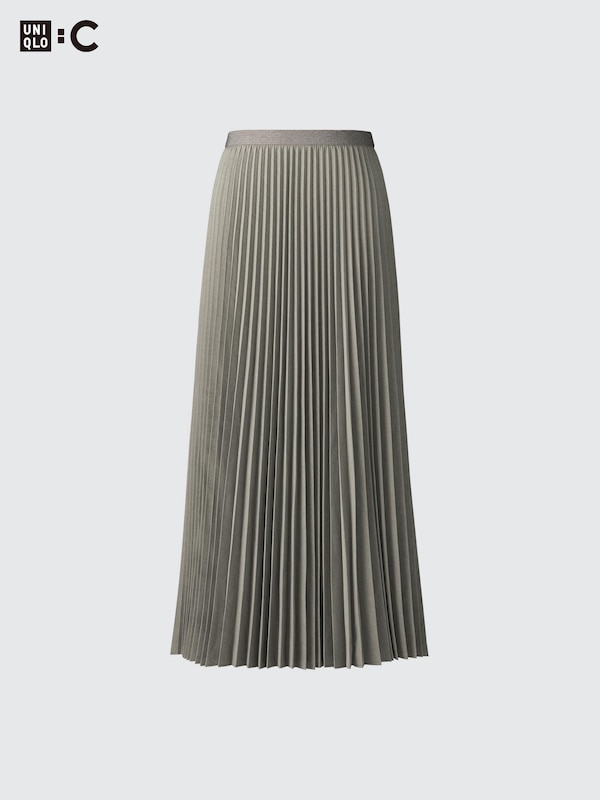 Pleated Long Skirt