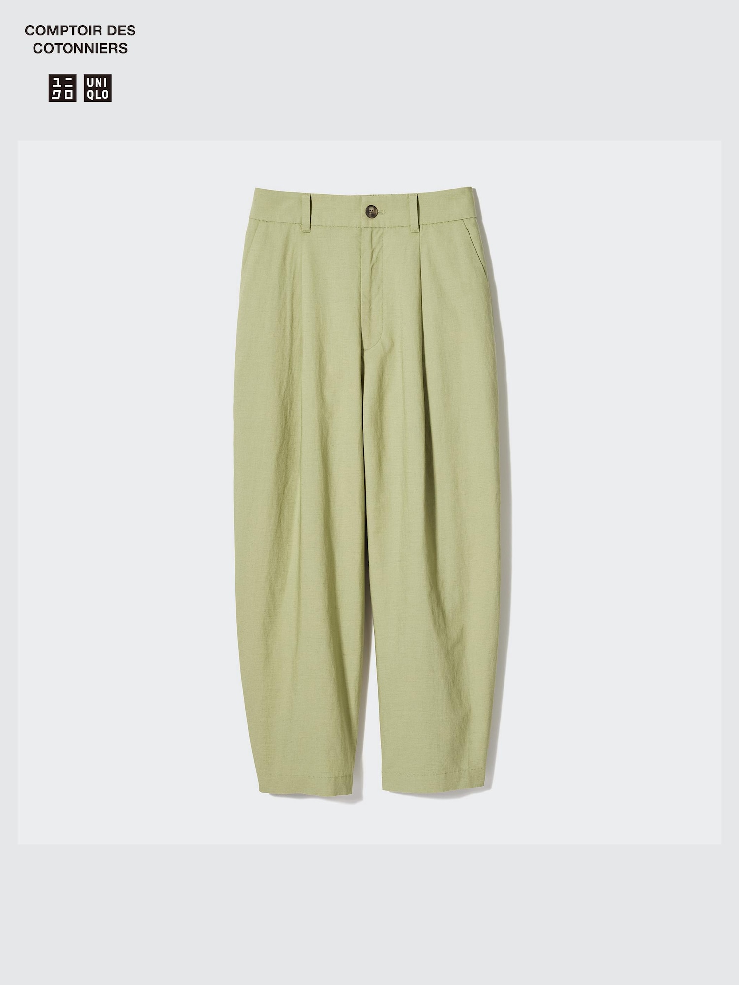 パンツ RY/LI SHEETING CLOTH GATHERED PANTS Tia Linen Pants Olive – VRG GRL